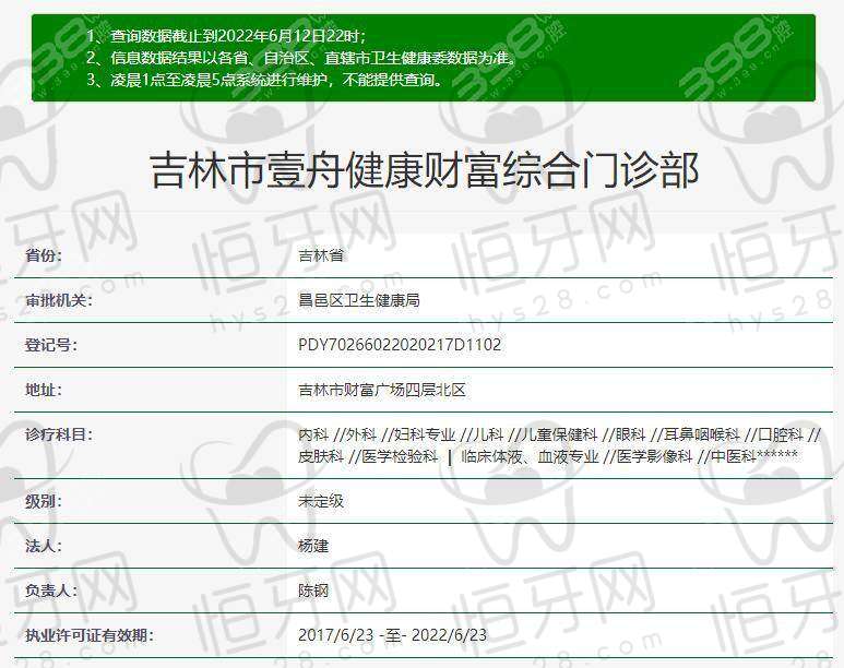 吉林市壹舟口腔门诊部特色优势: